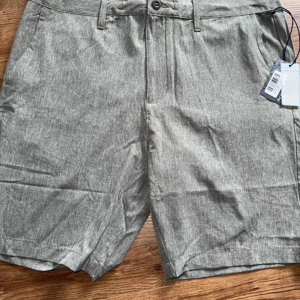 FISH HIPPIE Men's Isla Performance Shorts Gray Size 38 NEW With Tags - Picture 6 of 8